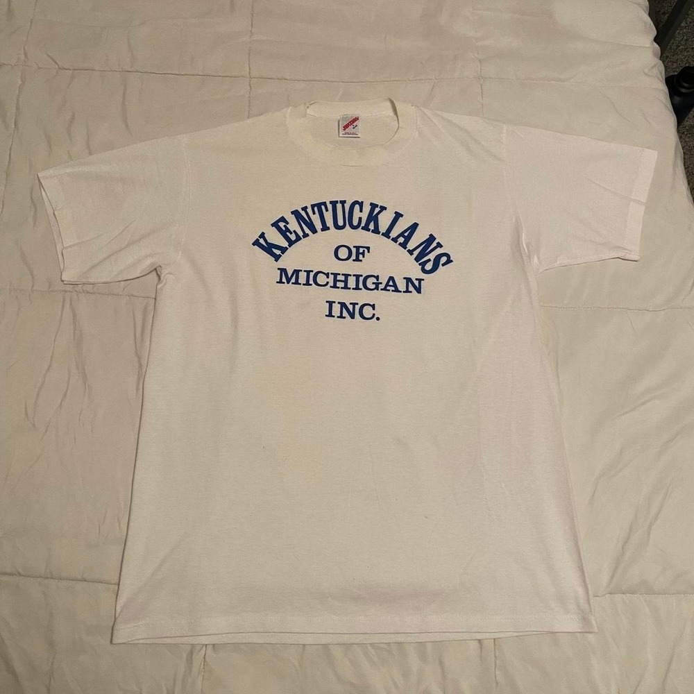 Vintage Kentuckians of Michigan single stitch shirt‎